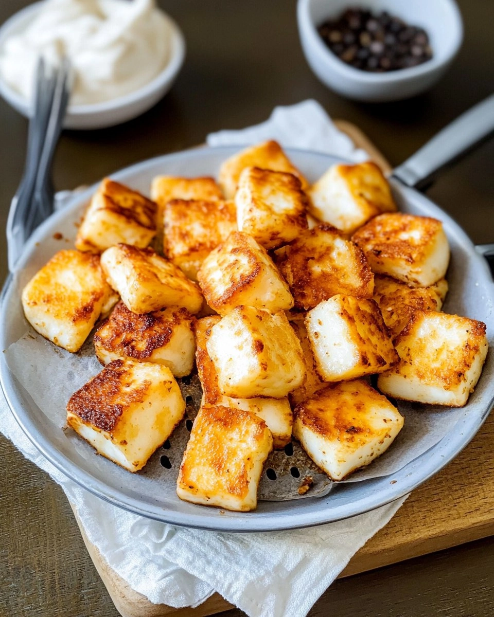 Knuspriger Halloumi Aus Dem Airfryer