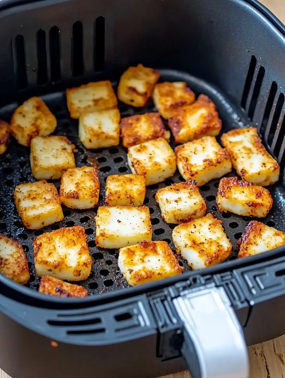 Knuspriger Halloumi Aus Dem Airfryer