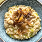 Lauch-Risotto-Mit-Karamellisierten-Zwiebeln-Rezept