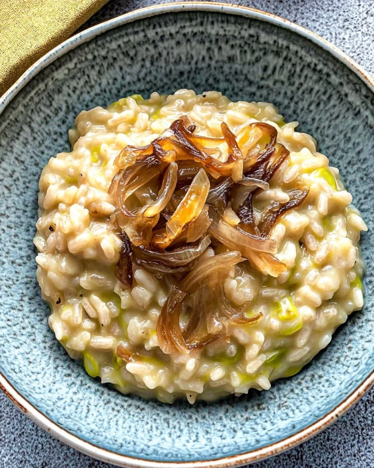 Lauch-Risotto-Mit-Karamellisierten-Zwiebeln-Rezept