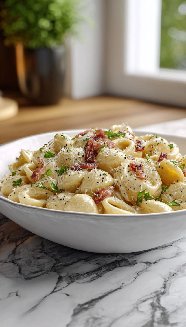Parmesan-Bacon-Pasta