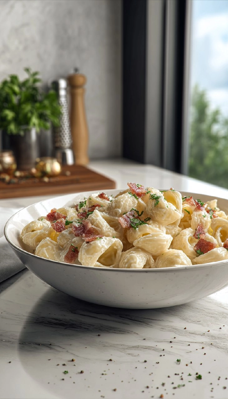 Parmesan-Bacon-Pasta