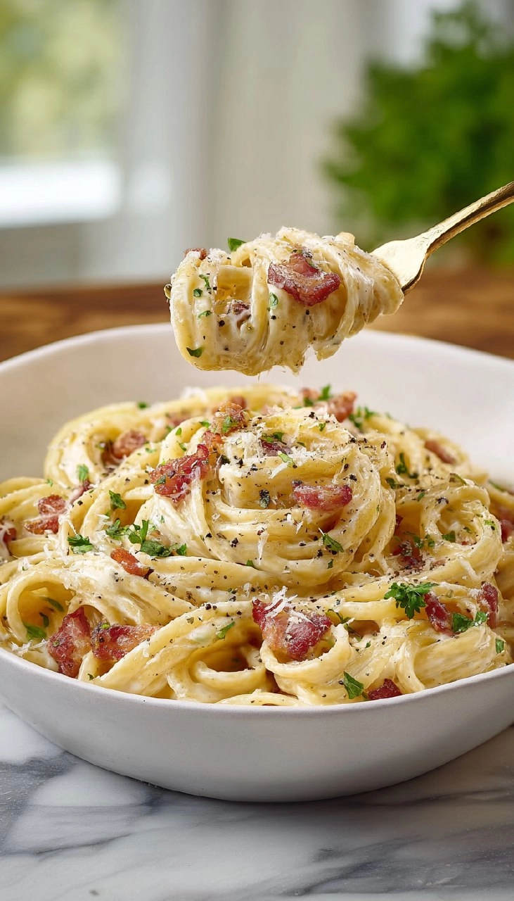 Parmesan-Bacon-Pasta