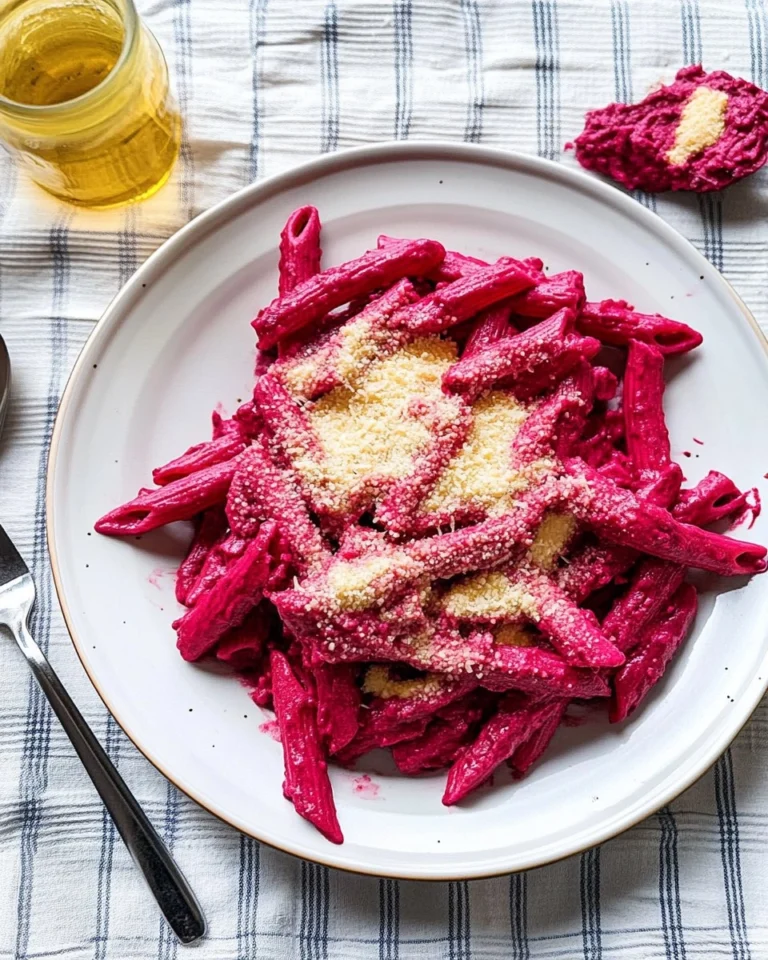 Pinke-Tofu-Bete-Pasta-Rezept