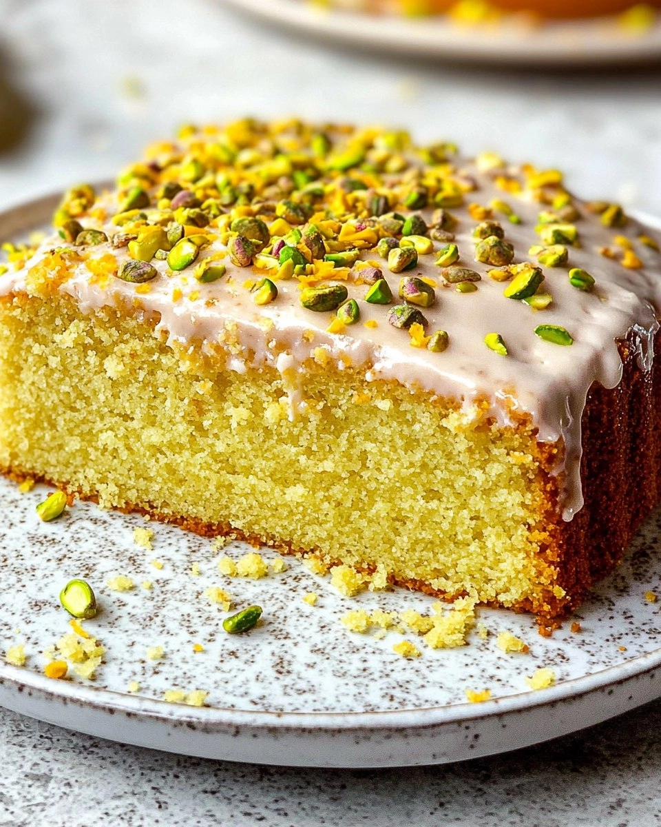 Pistazien Orangen Kuchen