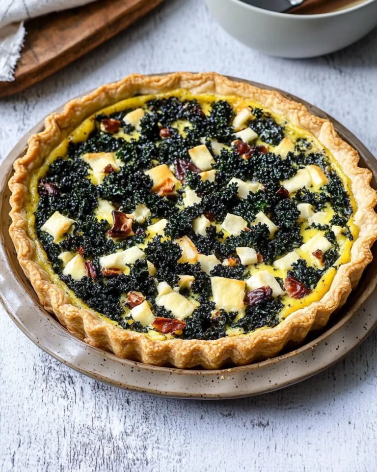 Schwarzkohl-Quiche-Rezept