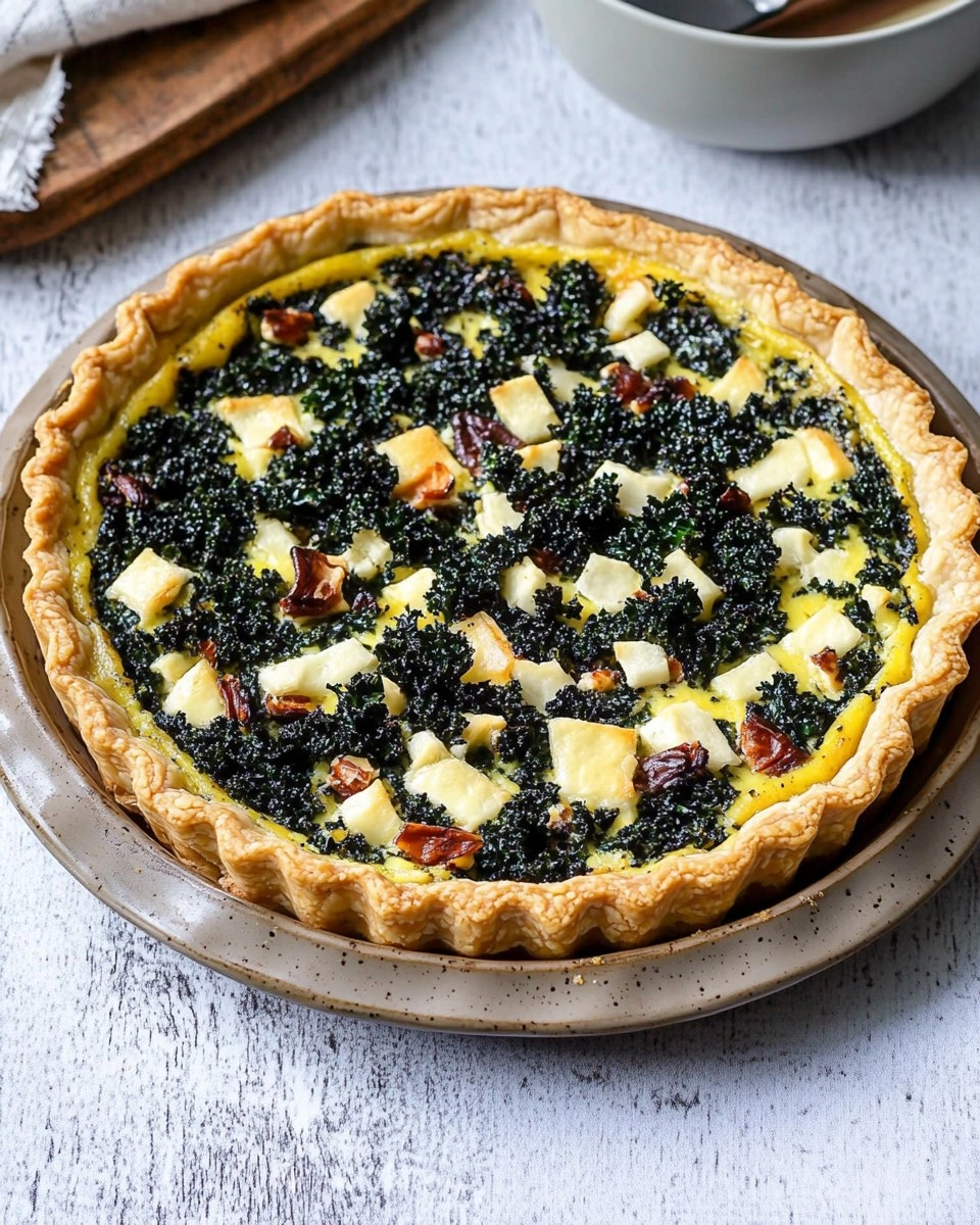 Schwarzkohl-Quiche