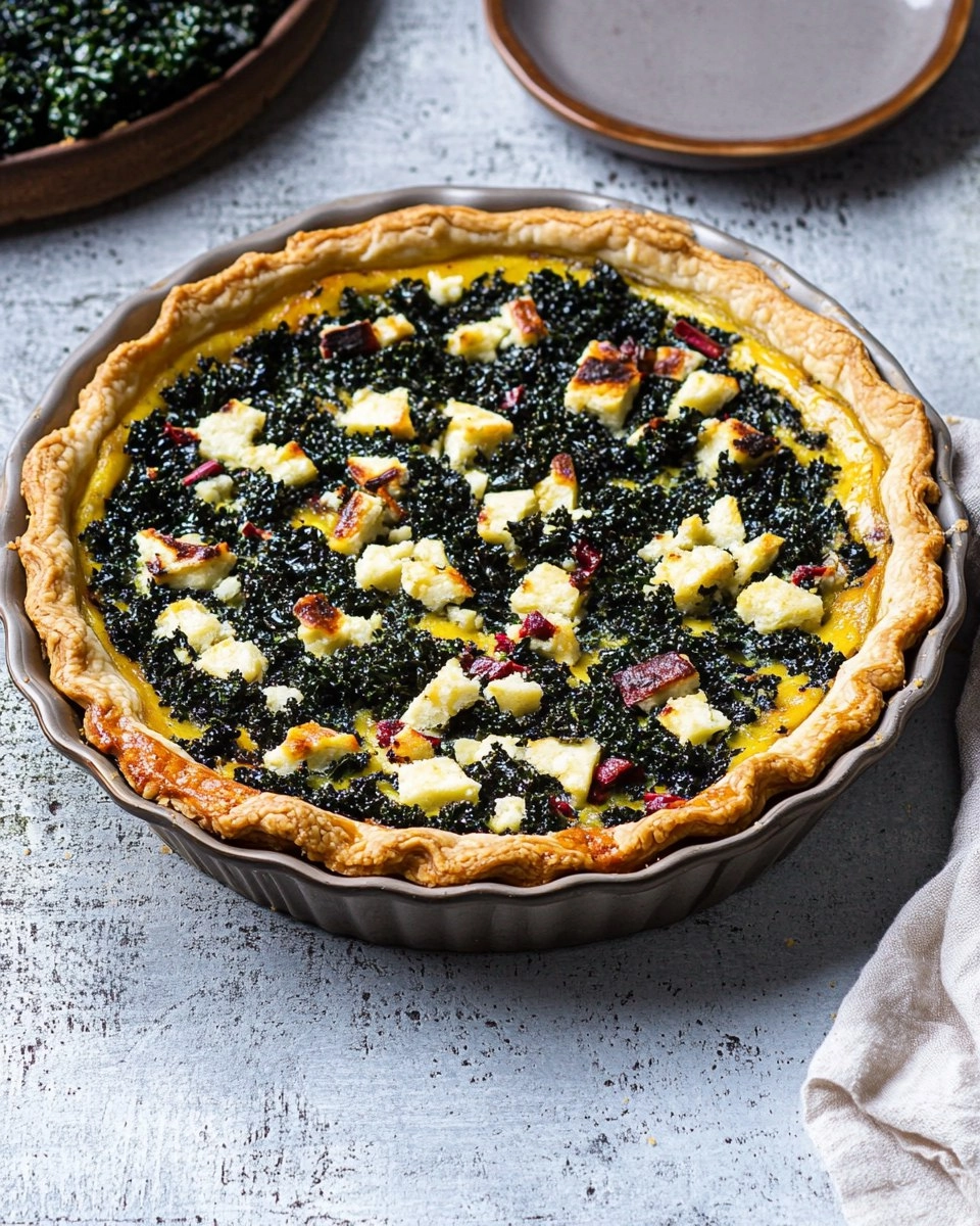 Schwarzkohl-Quiche