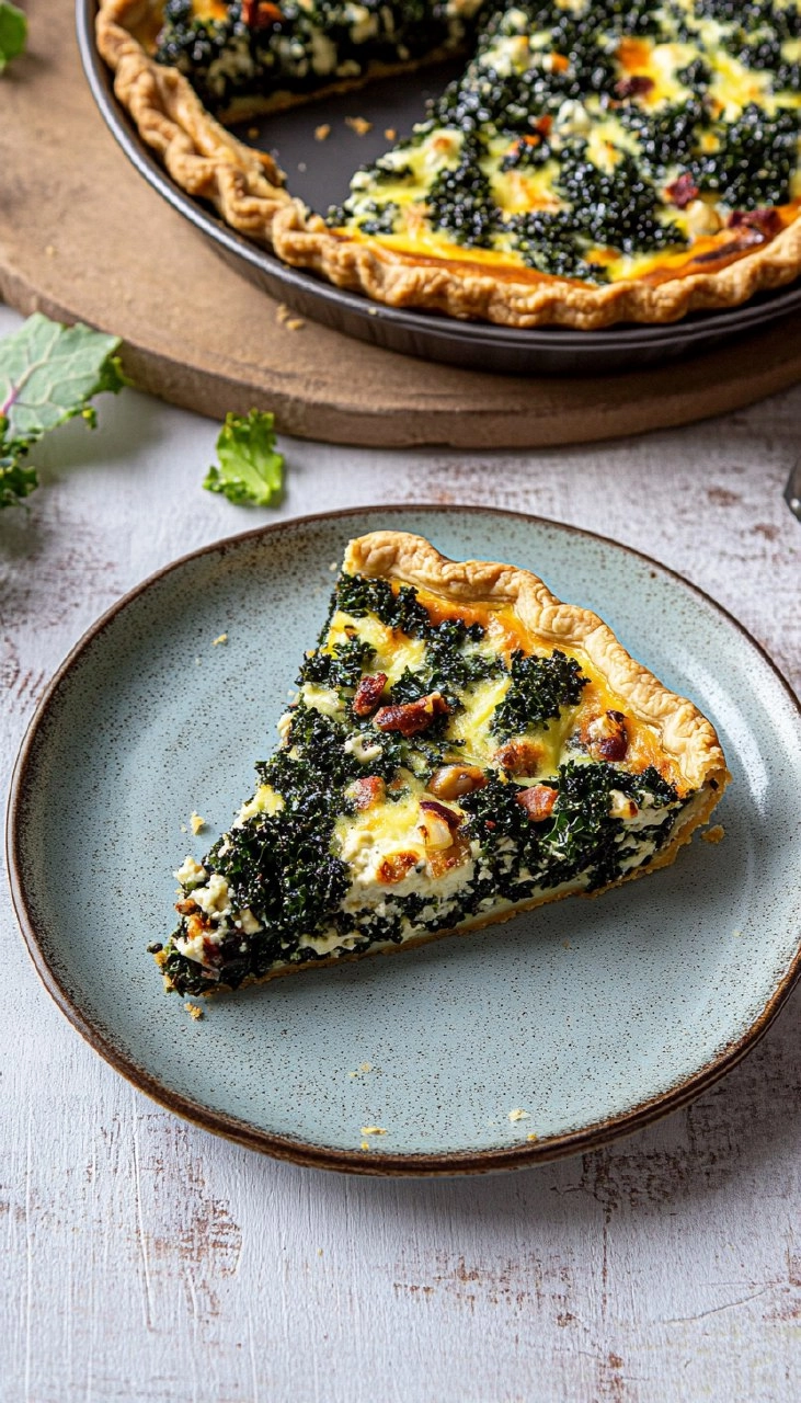 Schwarzkohl-Quiche