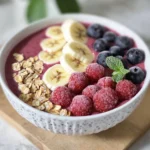 Smoothie-Bowl-Mit-Beeren-Banane-Rezept