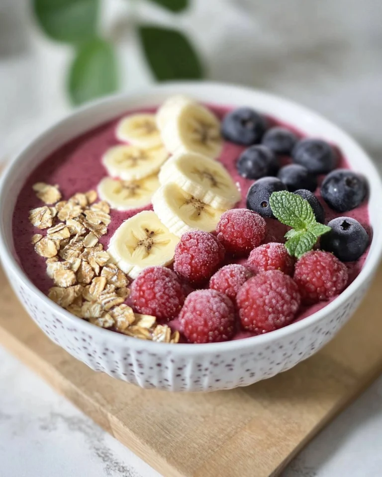 Smoothie-Bowl-Mit-Beeren-Banane-Rezept