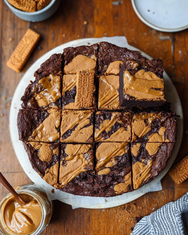 Biscoff-Brownies-Rezept