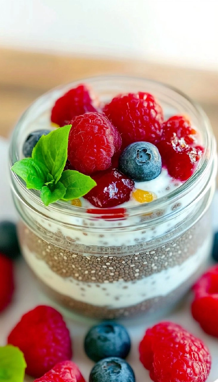 Chia-Pudding mit Joghurt