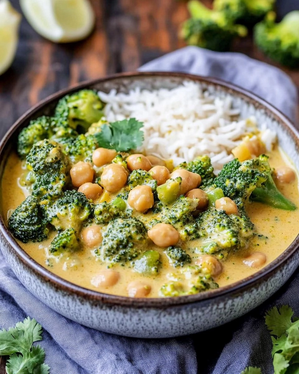 Cremiges Brokkoli-Curry