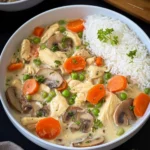 Cremiges-Huehnerfrikassee-Rezept
