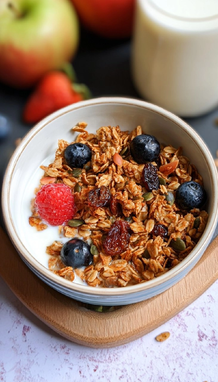 Gebackene (Ahorn)-Granola
