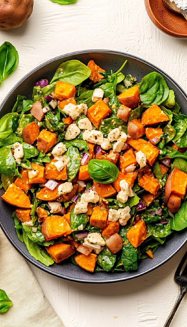 Gerösteter Süßkartoffel-Salat