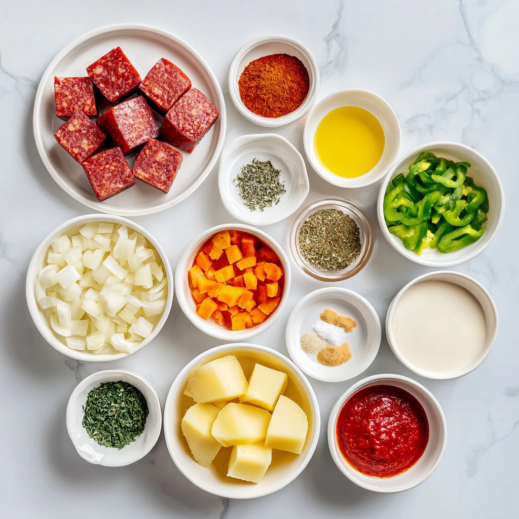 Kartoffelsuppe mit Chorizo