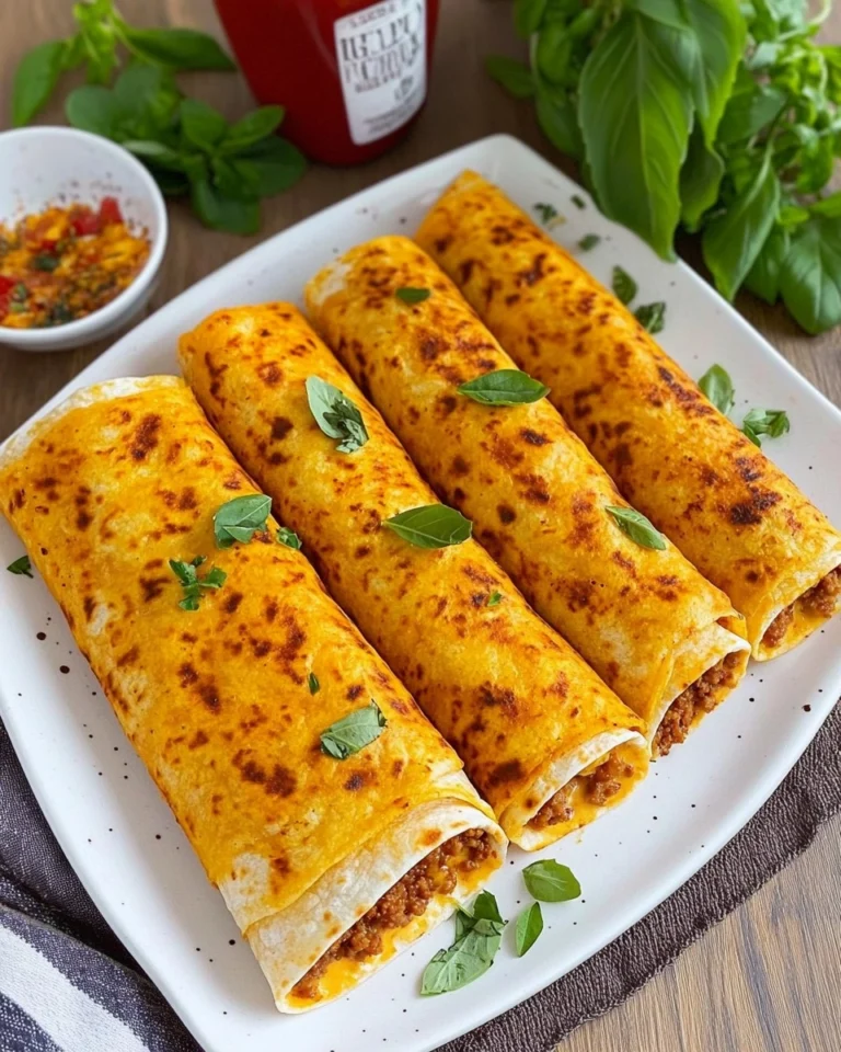 Knusprige-Wraps-mit-Hackfleisch-und-Kaese-Rezept