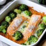 Lachs-mit-Brokkoli-aus-dem-Ofen-Rezept