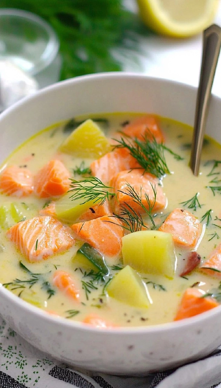 Lohikeitto Finnische Lachssuppe 98 Lohikeitto Finnische Lachssuppe