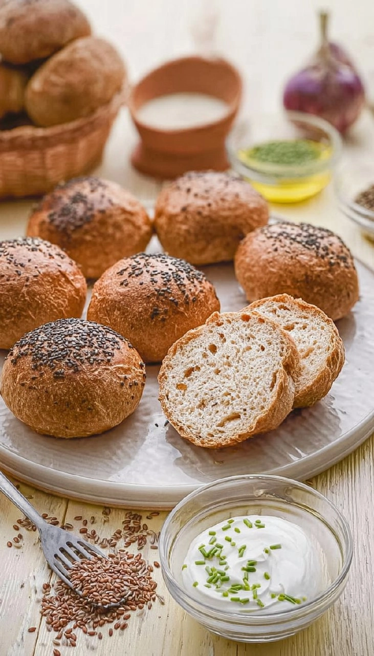 Luftige Vollkornbrötchen
