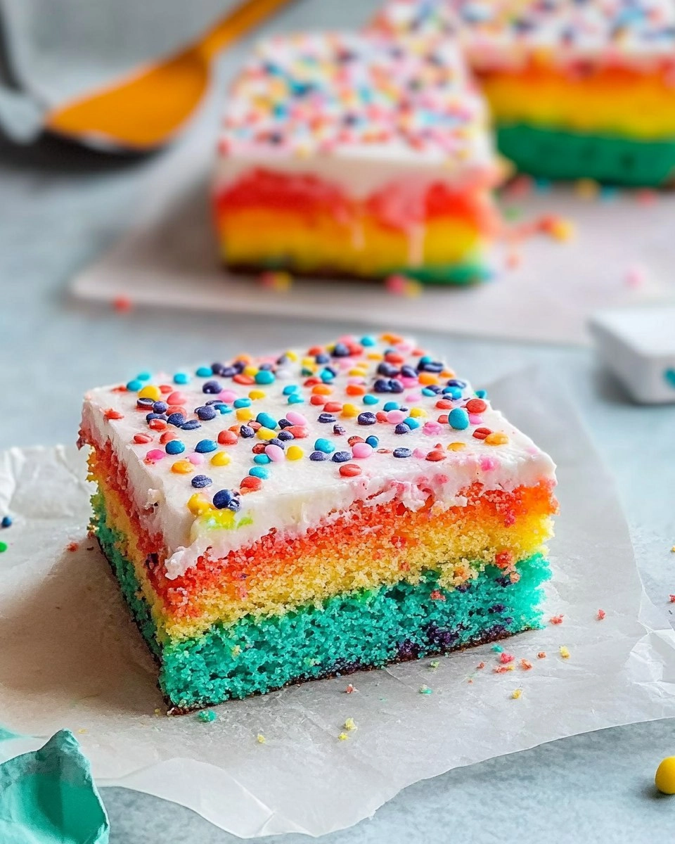Papageienkuchen vom Blech