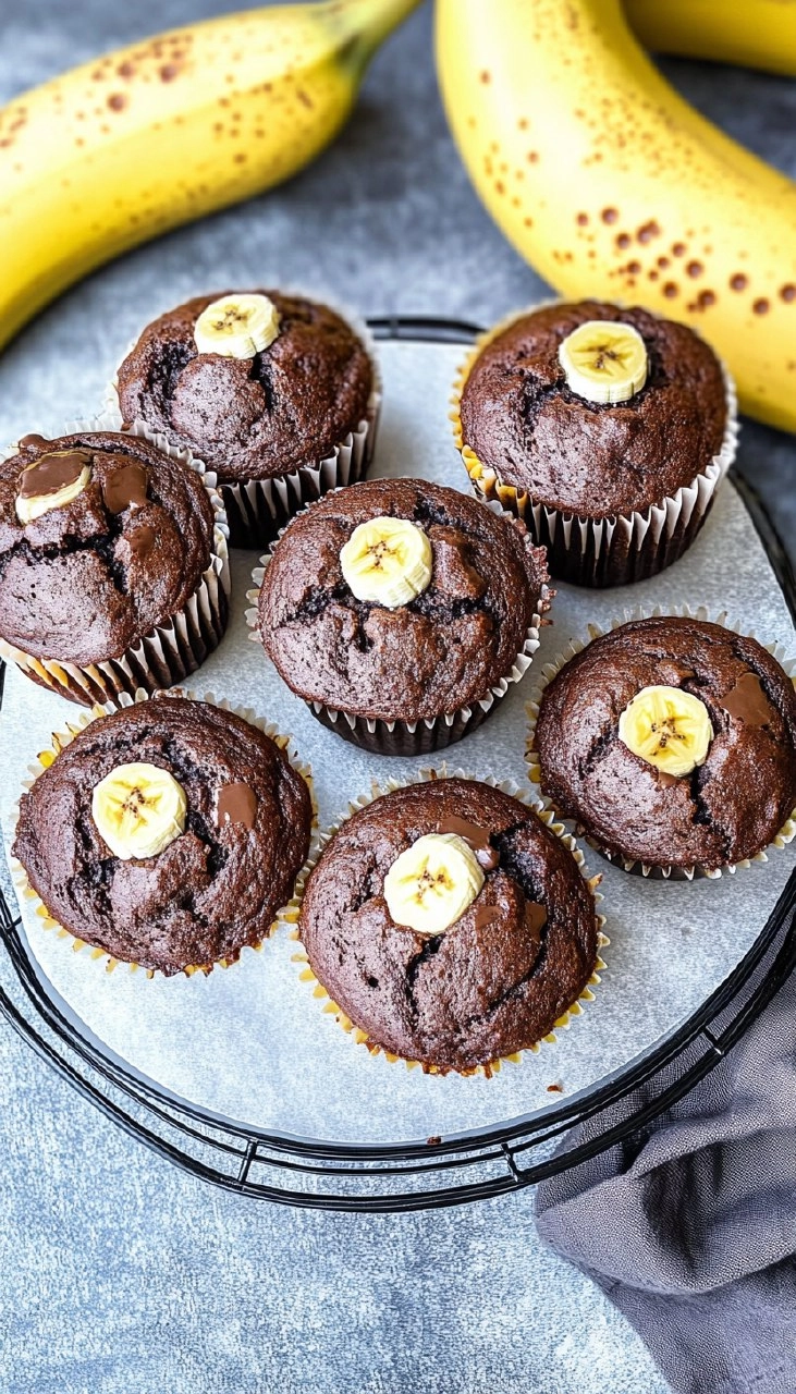 Schoko-Bananen-Muffins