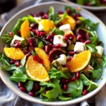 Wintersalat-mit-Orange-und-Granatapfel-Rezept