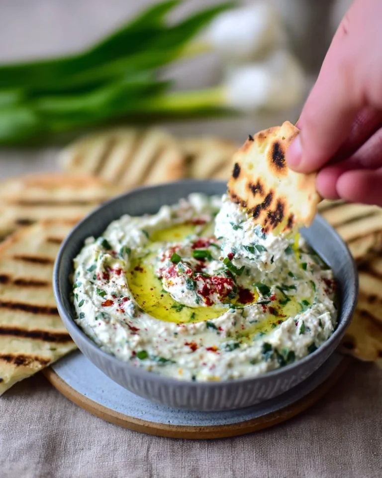 Baerlauch-Dip-mit-Whipped-Feta-Rezept