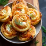 Blaetterteigschnecken-mit-Lachs-Rezept