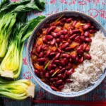 Chinesische Kidneybohnen auf Reis 98 Chinesische-Kidneybohnen-auf-Reis-Rezept