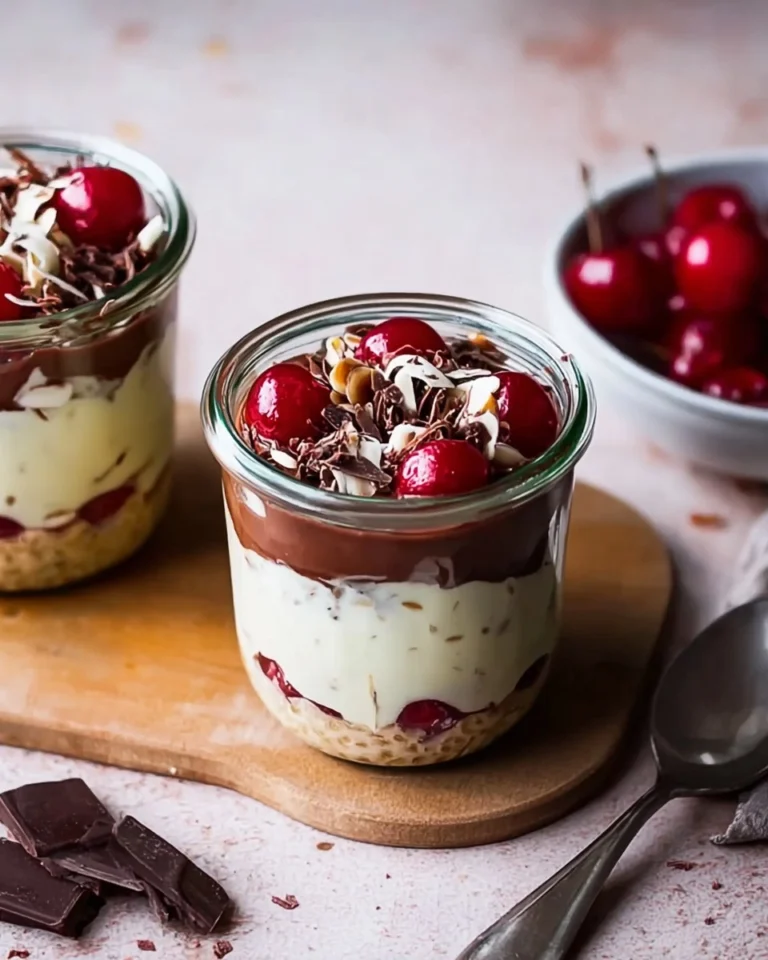 Donauwellen-Overnight-Oats-Rezept