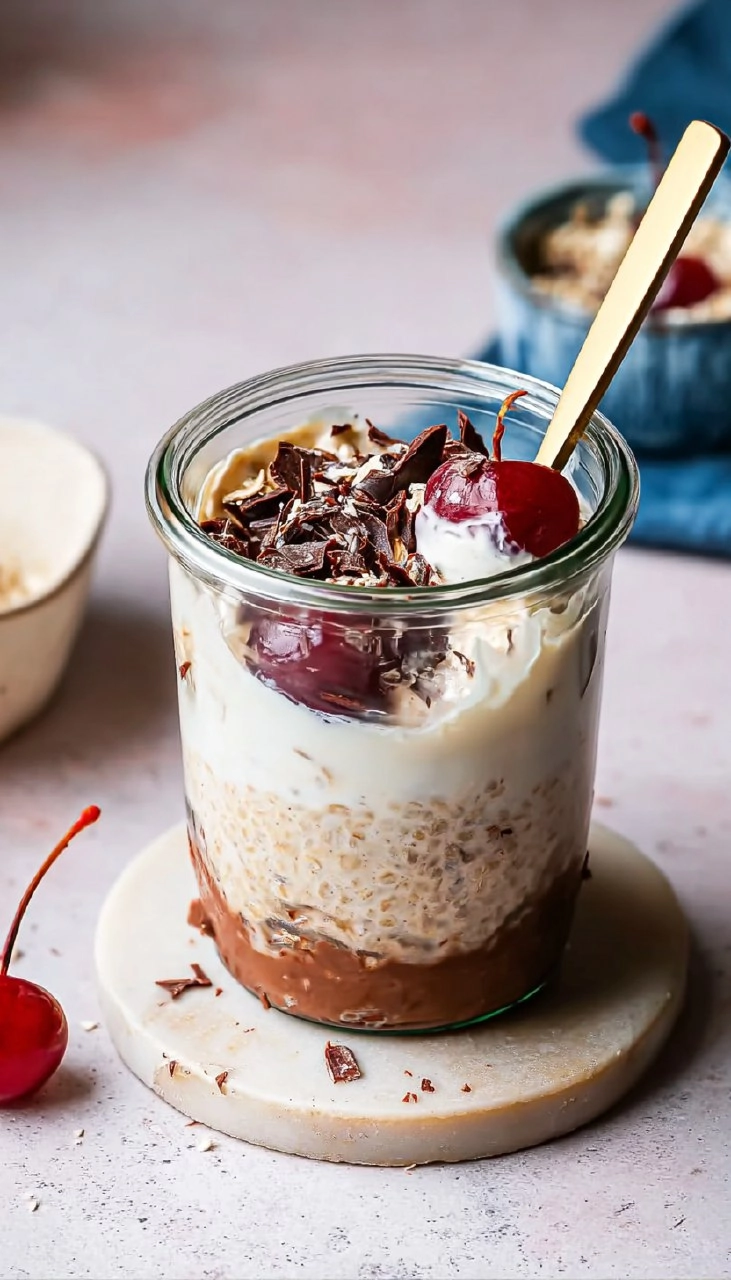Donauwellen Overnight Oats