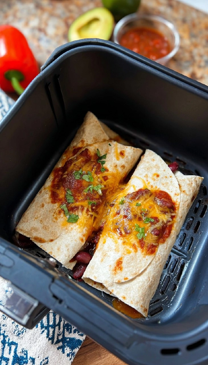 Enchiladas aus der Heißluftfritteuse