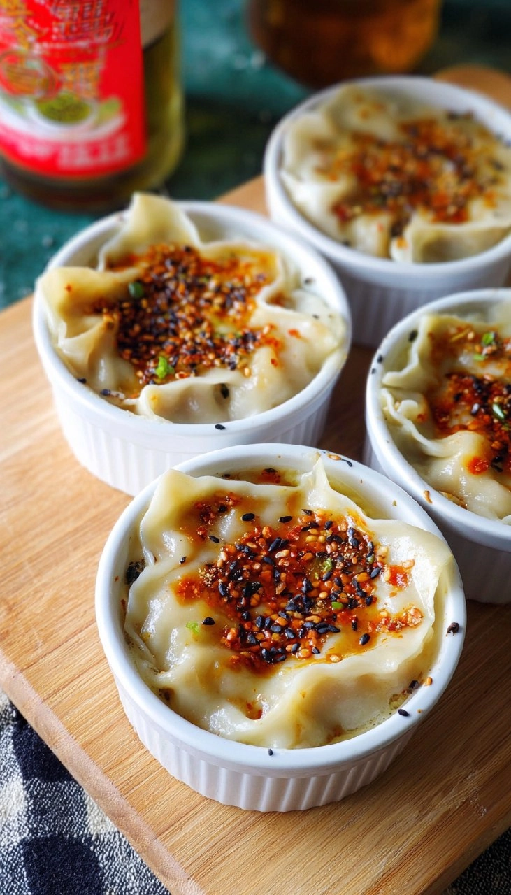 Gedämpfte Dumpling Mini Lasagne