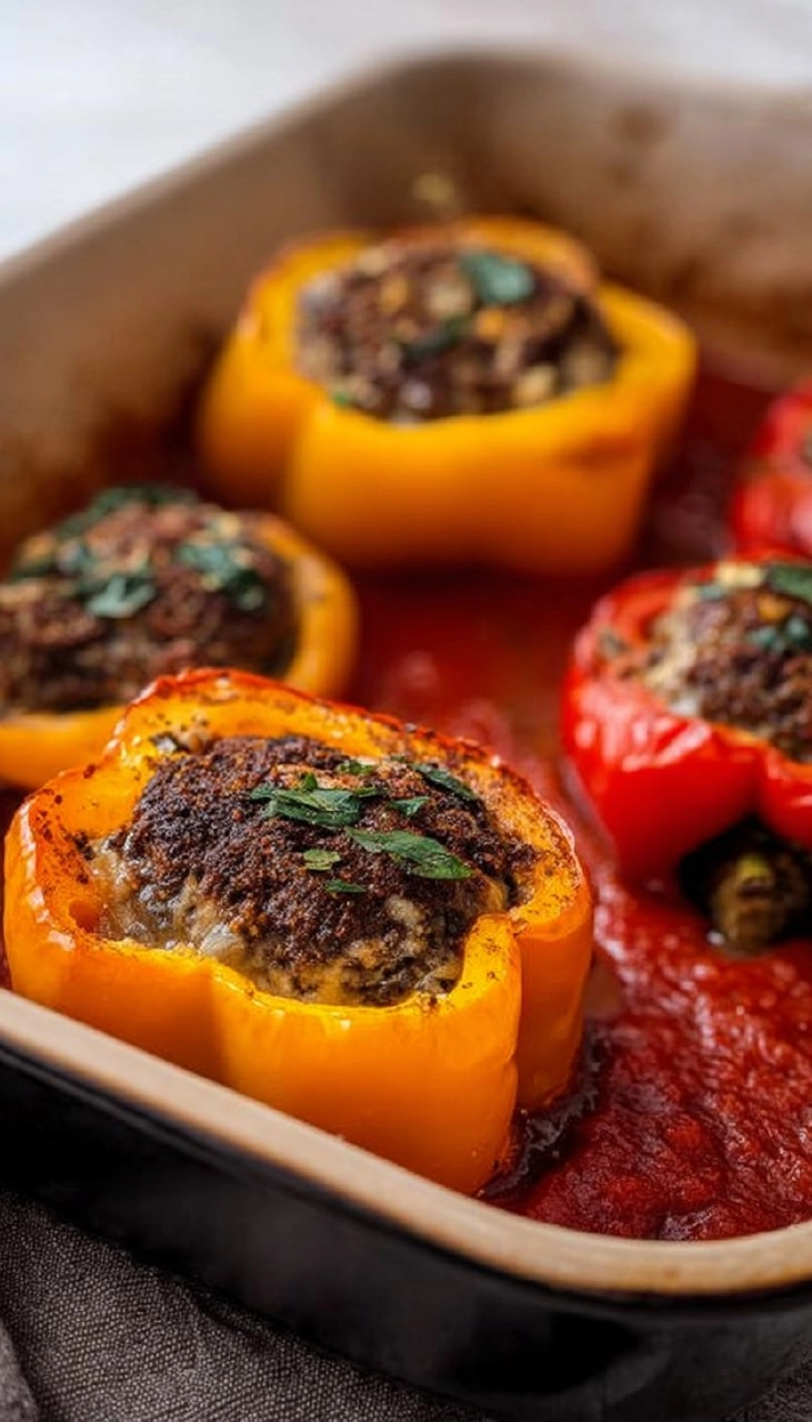 Gefüllte Paprika mit Sumac