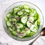 Gurkensalat-mit-Essig-und-Oel-Rezept
