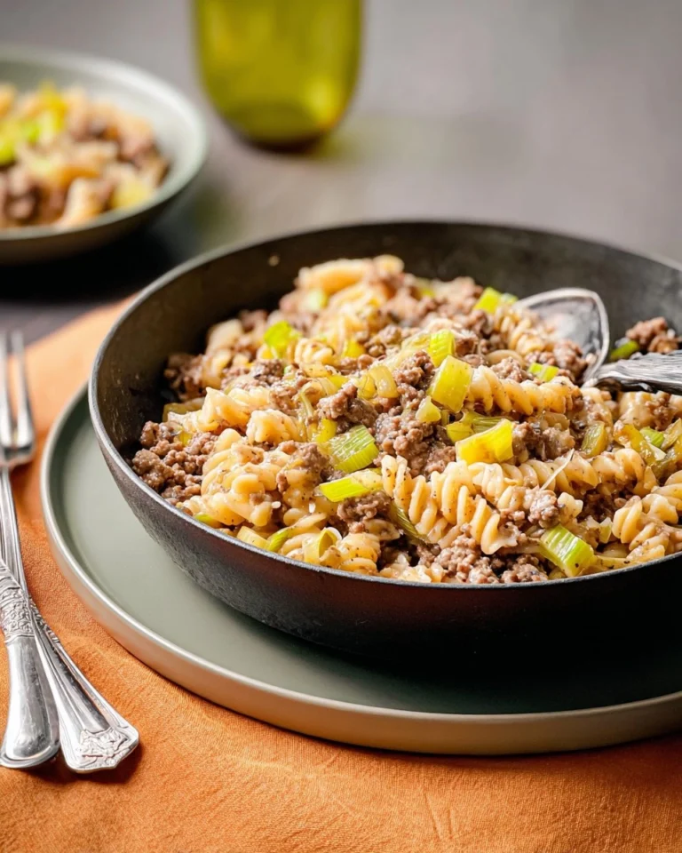 Hack-Lauch-Pfanne-Rezept