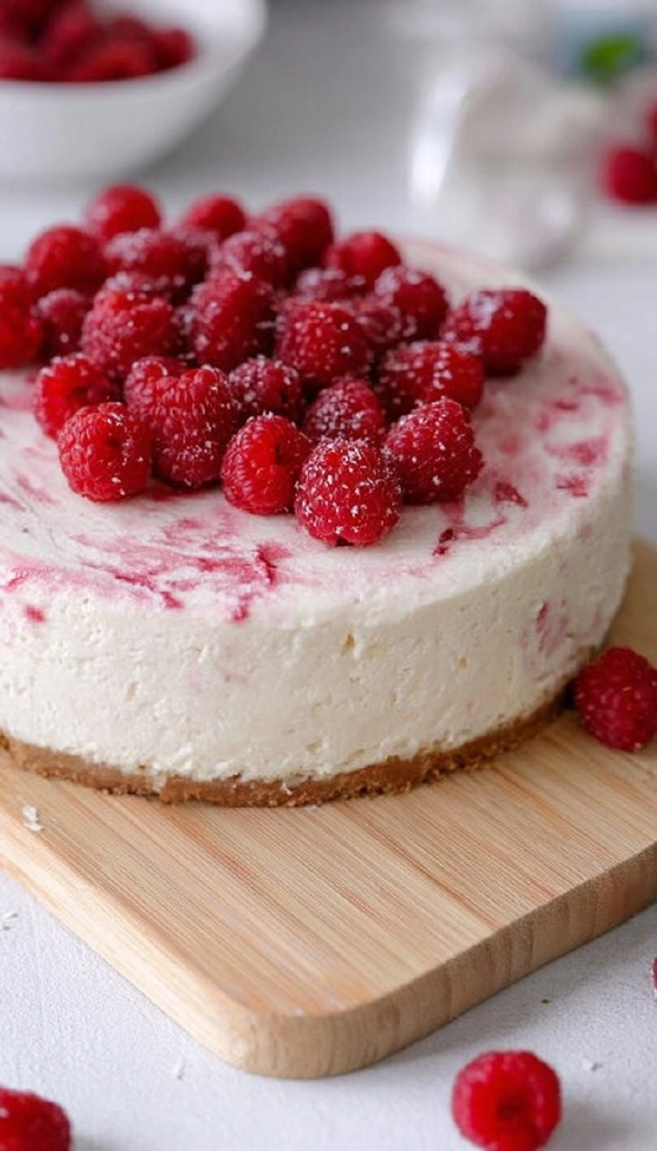Himbeere Cheesecake ohne Backen