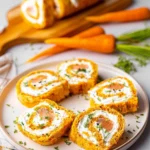 Karotten-Frischkaese-Rolle-mit-Lachs-Rezept