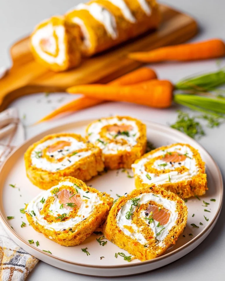 Karotten-Frischkaese-Rolle-mit-Lachs-Rezept