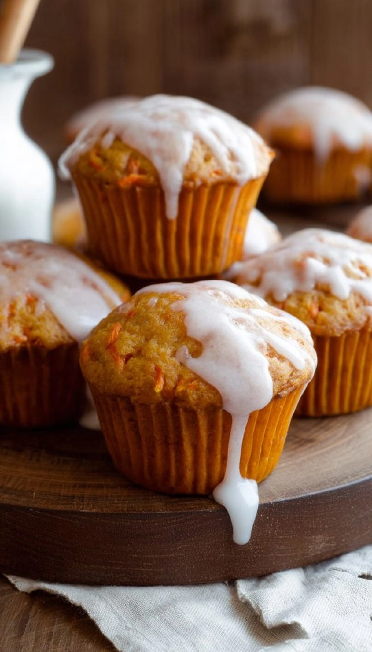 Karottenmuffins mit Öl