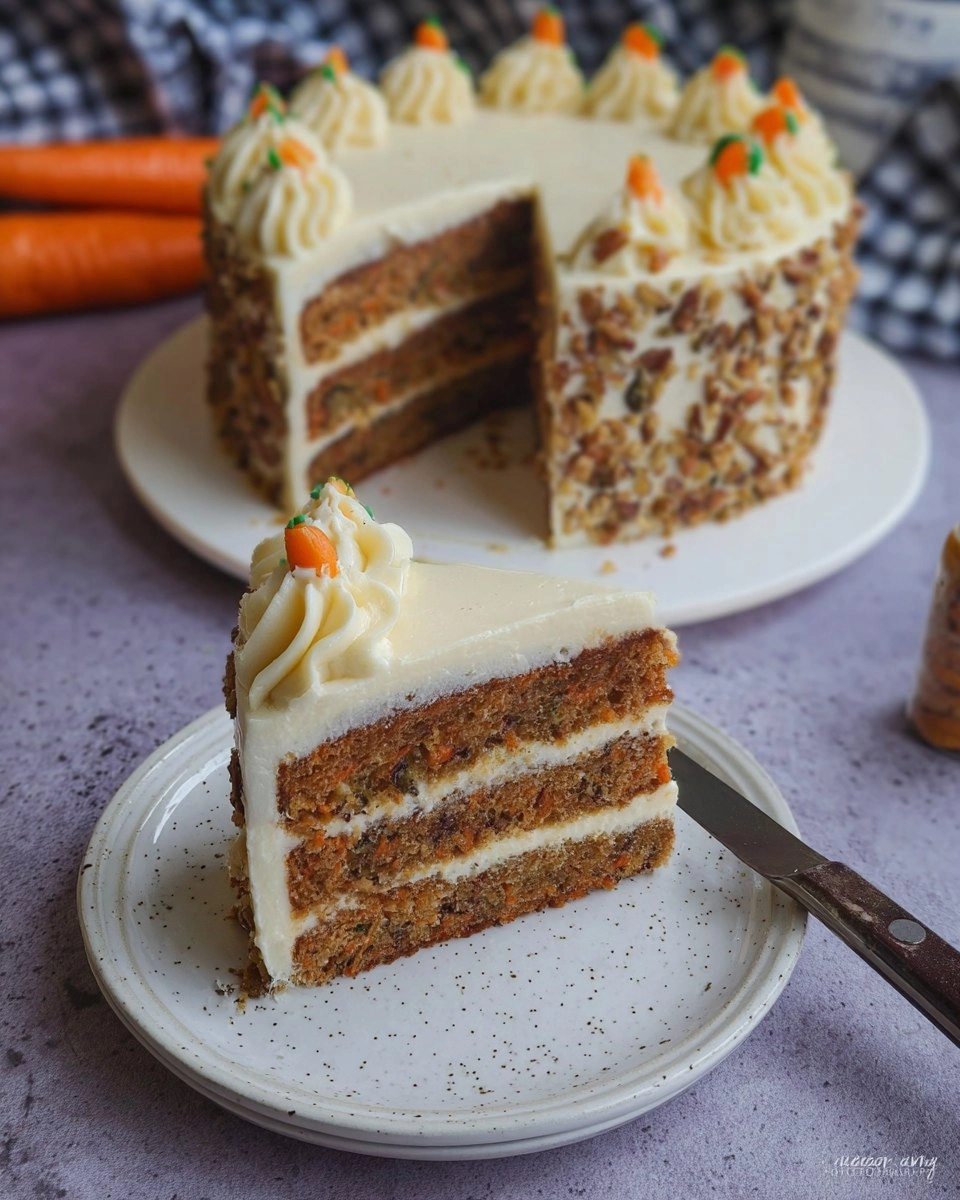 Klassischer Carrot Cake mit Frischkäse Frosting 149 Klassischer Carrot Cake mit Frischkäse Frosting