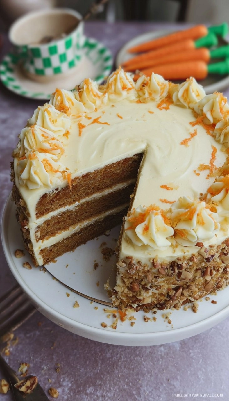 Klassischer Carrot Cake mit Frischkäse Frosting 150 Klassischer Carrot Cake mit Frischkäse Frosting