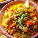 Kurkuma-Kokos-Reis mit Ofengemüse & Kichererbsen 116 Kurkuma-Kokos-Reis-mit-Ofengemuese-Kichererbsen-Rezept