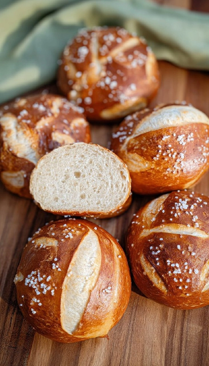 Laugenbrötchen selber backen