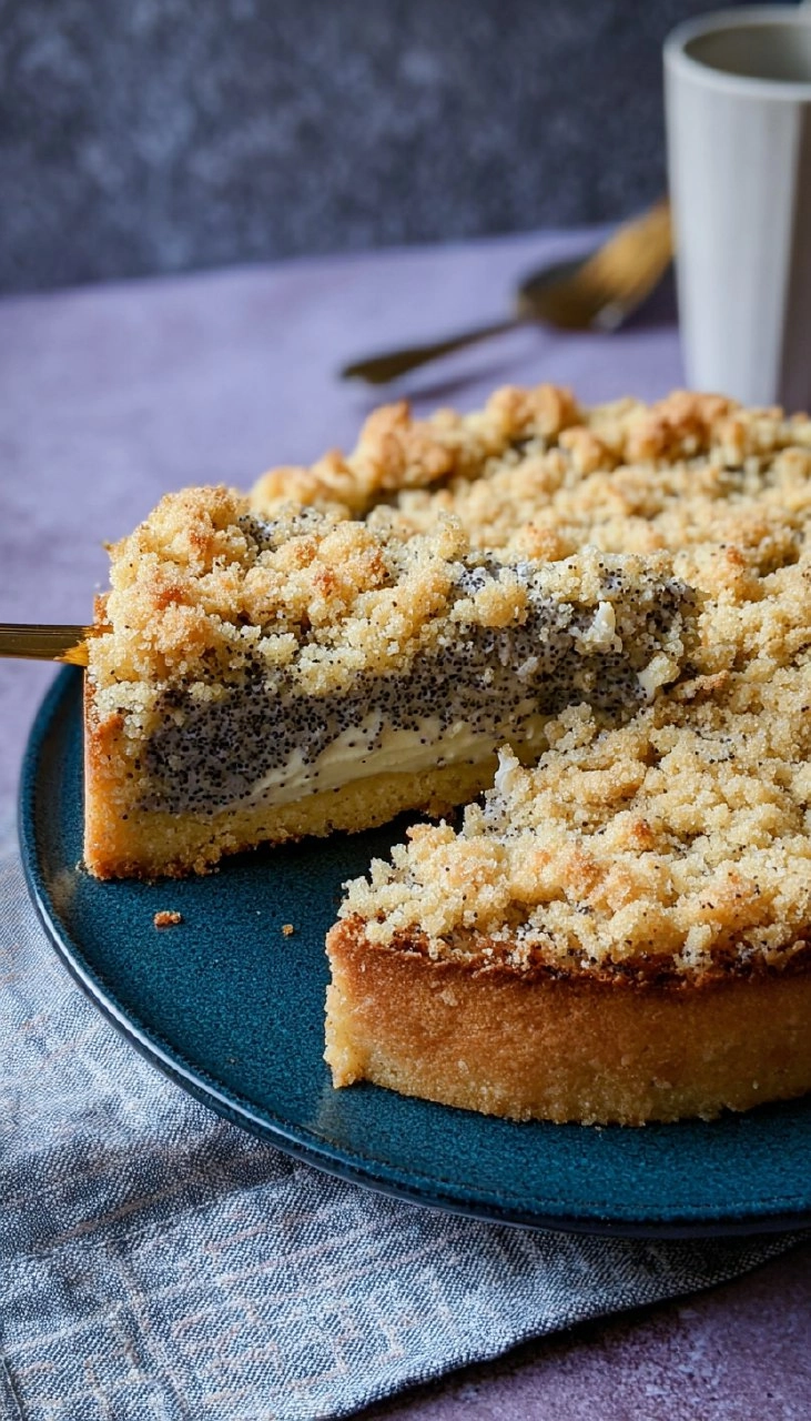 Mohnkuchen mit knusprigen Streuseln und Schmand 125 Mohnkuchen mit knusprigen Streuseln und Schmand