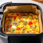 Omelette-mit-Gemuese-aus-dem-Airfryer-Rezept