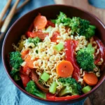 One-Pot-Asia-Nudeln-aus-der-Heissluftfritteuse-Rezept